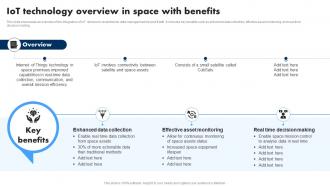 IoT Technology Overview In Space With Benefits Extending IoT Technology Applications IoT SS