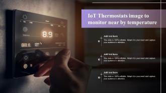 IOT Thermostats Image To Monitor Near By Temperature