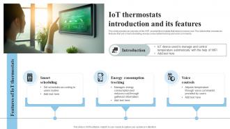 IoT Thermostats Introduction And Its Features IoT Thermostats To Control HVAC System IoT SS