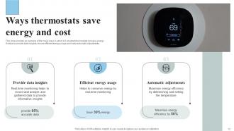 IoT Thermostats To Control HVAC System Powerpoint Presentation Slides IoT CD Best Colorful