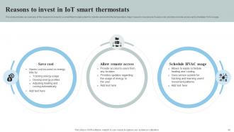 IoT Thermostats To Control HVAC System Powerpoint Presentation Slides IoT CD Slides Impressive