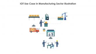 IOT Use Case In Manufacturing Sector Illustration