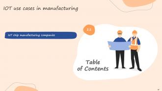 IoT Use Cases In Manufacturing Powerpoint Presentation Slides Image Designed