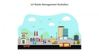 IoT Waste Management Illustration