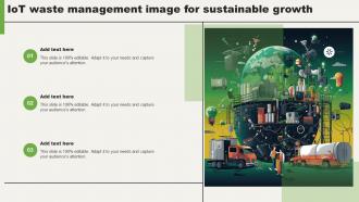 IoT Waste Management Image For Sustainable Growth