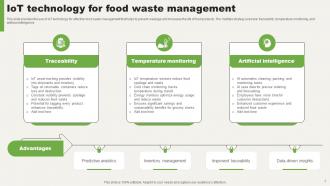 IOT Waste Management Powerpoint Ppt Template Bundles Images Downloadable