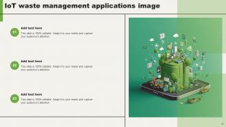 IOT Waste Management Powerpoint Ppt Template Bundles Visual Downloadable