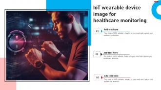 IOT Wearable Device Image For Healthcare Monitoring