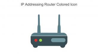 IP Addressing Router Colored Icon In Powerpoint Pptx Png And Editable Eps Format