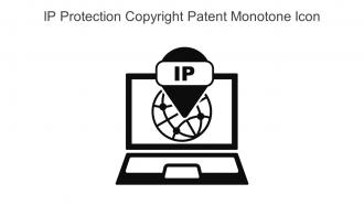 IP Protection Copyright Patent Monotone Icon In Powerpoint Pptx Png And Editable Eps Format