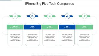 IPhone Big Five Tech Companies In Powerpoint And Google Slides Cpb