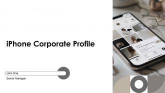Iphone Corporate Profile PPT Example ACP
