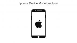 Iphone Device Monotone Icon In Powerpoint Pptx Png And Editable Eps Format