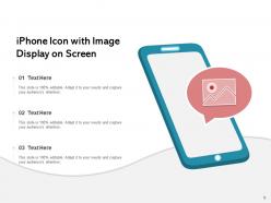 Iphone Icon Symbol Earphones Fingerprint Scanner Business Smartphone Individual