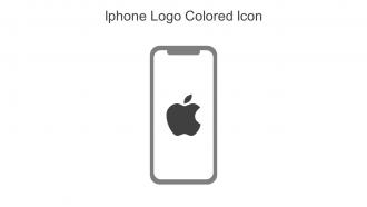 Iphone Logo Colored Icon In Powerpoint Pptx Png And Editable Eps Format