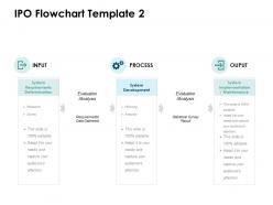 Ipo flowchart development ppt powerpoint presentation model