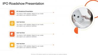 Ipo Roadshow Presentation In Powerpoint And Google Slides Cpb