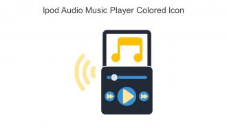 Ipod Audio Music Player Colored Icon In Powerpoint Pptx Png And Editable Eps Format