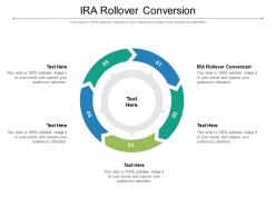 Ira rollover conversion ppt powerpoint presentation icon vector cpb