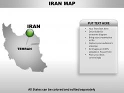 Iran country powerpoint maps
