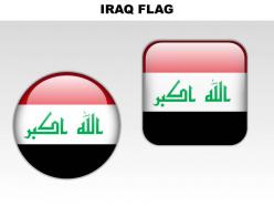 Iraq country powerpoint flags