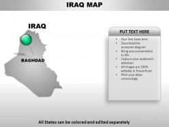 Iraq country powerpoint maps