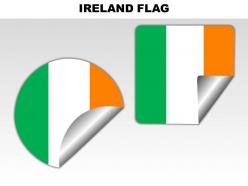 Ireland country powerpoint flags