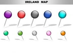 Ireland country powerpoint maps