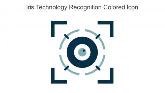 Iris Technology Recognition Colored Icon In Powerpoint Pptx Png And Editable Eps Format