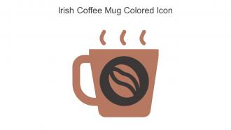Irish Coffee Mug Colored Icon In Powerpoint Pptx Png And Editable Eps Format