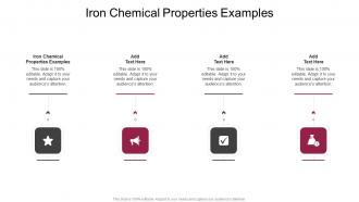 Iron Chemical Properties Examples In Powerpoint And Google Slides Cpb