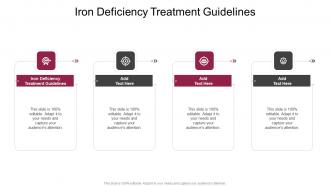Iron Deficiency Treatment Guidelines In Powerpoint And Google Slides Cpb