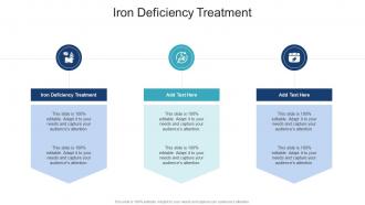 Iron Deficiency Treatment In Powerpoint And Google Slides Cpb