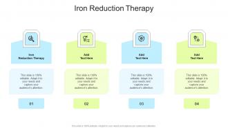 Iron Reduction Therapy In Powerpoint And Google Slides Cpb