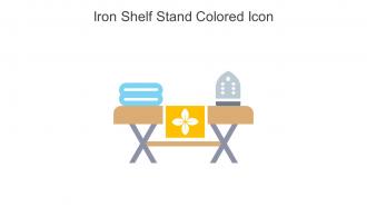 Iron Shelf Stand Colored Icon In Powerpoint Pptx Png And Editable Eps Format
