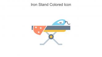 Iron Stand Colored Icon In Powerpoint Pptx Png And Editable Eps Format