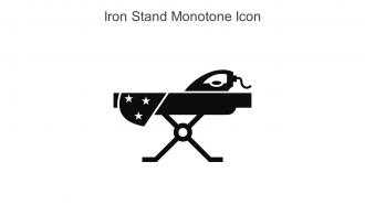 Iron Stand Monotone Icon In Powerpoint Pptx Png And Editable Eps Format
