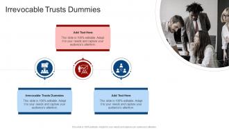 Irrevocable Trusts Dummies In Powerpoint And Google Slides Cpb