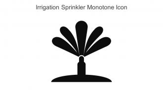 Irrigation Sprinkler Monotone Icon In Powerpoint Pptx Png And Editable Eps Format