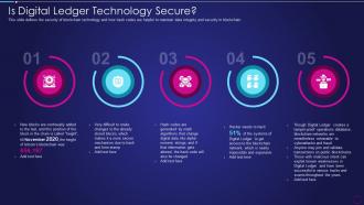 Is Digital Ledger Technology Secure Ppt Ideas Skills