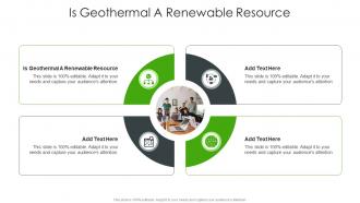 Is Geothermal A Renewable Resource In Powerpoint And Google Slides Cpp