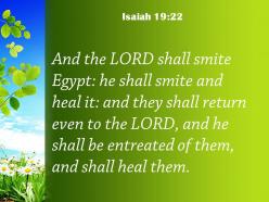 Isaiah 19 22 he will respond to their pleas powerpoint church sermon