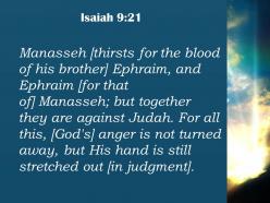 Isaiah 9 21 will turn against judah powerpoint church sermon