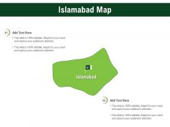 Islamabad map powerpoint presentation ppt template