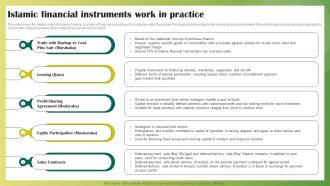 Islamic Financial Instruments Work In Practice Ethical Banking Fin SS V