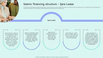 Islamic Financing Structure Ijara Lease Shariah Compliant Finance Fin SS V