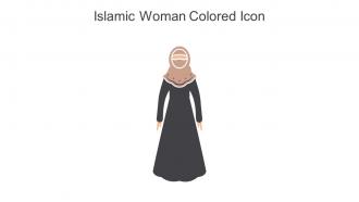 Islamic Woman Colored Icon In Powerpoint Pptx Png And Editable Eps Format