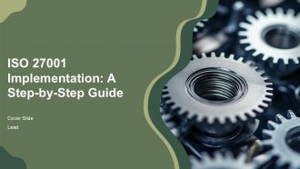 ISO 27001 Implementation A Step By Step Guide PPT Mockup AT