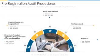 Iso 9001 pre registration audit procedures
