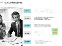 ISO Certifications Communication Planning Ppt Powerpoint Presentation File Topics